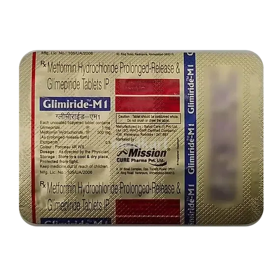 glimiride m1 tablet 10's